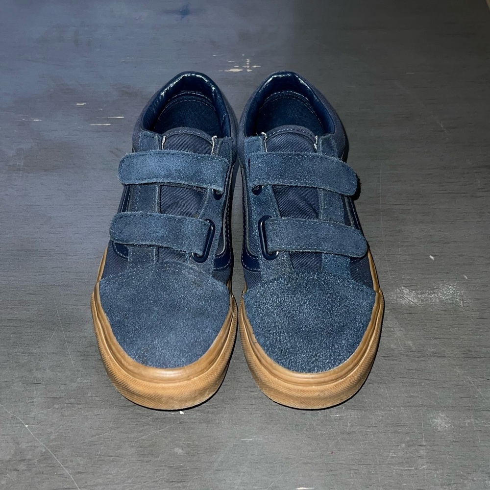 Vans - Dress Blues Kids Old Skool V Shoe - Size 3 Boys